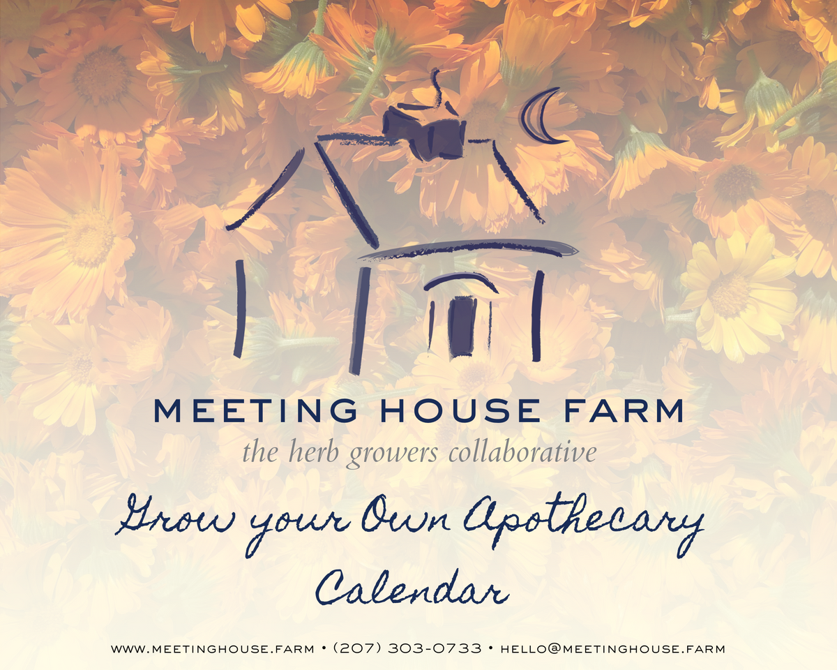 Emily's Grow Your Own Apothecary Calendar (undated) — Meeting House Farm